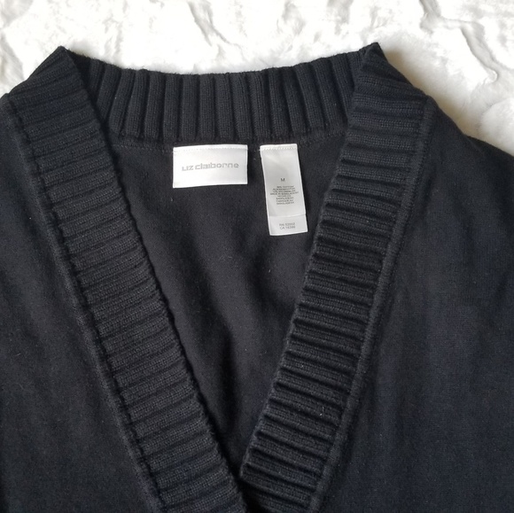Liz Claiborne deep V neck sweater - Picture 2 of 5